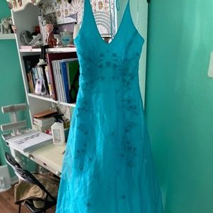 Light blue Zum Zum by Niki Livas Prom Dress